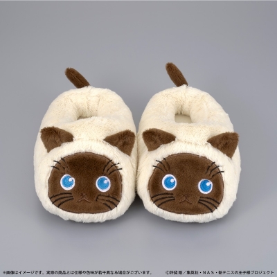 【グッズ-スリッパ】新テニスの王子様 カルピンとおうち時間 しりーず2 カルピン もこもこルームシューズ