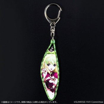 グッズ-キーホルダー】革命機ヴァルヴレイヴ 筐体デザインモチーフ ヴァルヴレイヴ 筐体デザイン ホログラムアクリルキーホルダー ピノ 赤フラッシュ