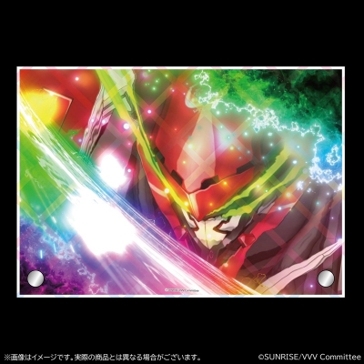 【グッズ-置きもの】革命機ヴァルヴレイヴ A5ホログラムアクリルアート 【ハラキリチャレンジ成功】