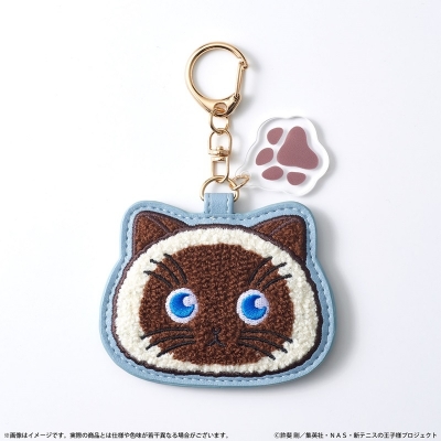 【グッズ-キーホルダー】新テニスの王子様 カルピンとおうち時間 しりーず3 カルピン もこもこサガラ刺繍キーホルダー