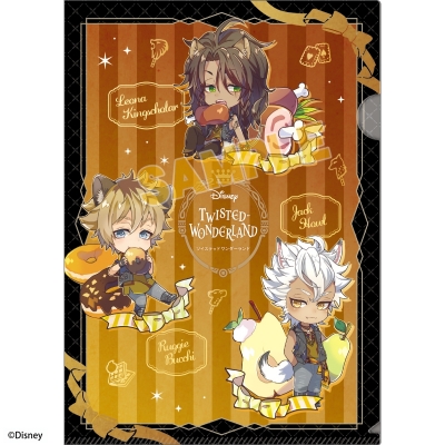 【グッズ-クリアファイル】ディズニー ツイステッドワンダーランド きゃらペコ シングルクリアファイル サバナクロー
