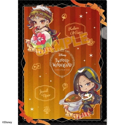 【グッズ-クリアファイル】ディズニー ツイステッドワンダーランド きゃらペコ シングルクリアファイル スカラビア