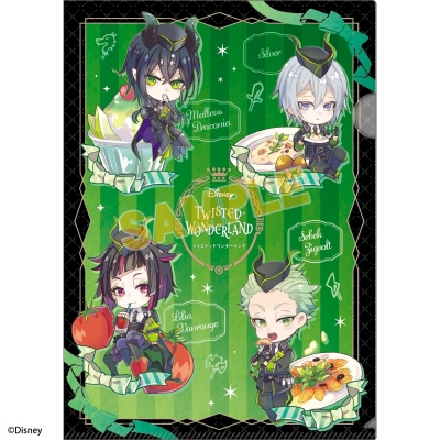 【グッズ-クリアファイル】ディズニー ツイステッドワンダーランド きゃらペコ シングルクリアファイル ディアソムニア