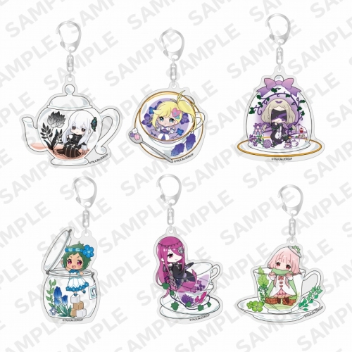 グッズ キーホルダー Re ゼロから始める異世界生活 アクリルキーホルダー 魔女とお茶会ver アニメイト