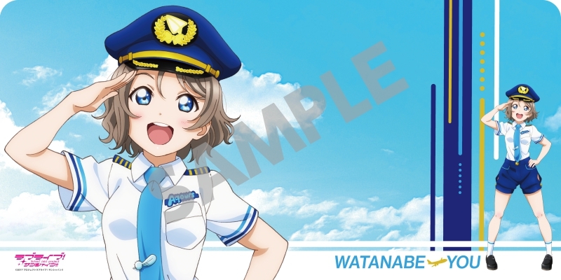 グッズ マット ラブライブ サンシャイン デスクマットコレクション パイロットver 渡辺 曜 アニメイト