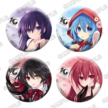 グッズ-バッチ】DATE A LIVE 10th ANNIVERSARY FAIR メタリック缶 