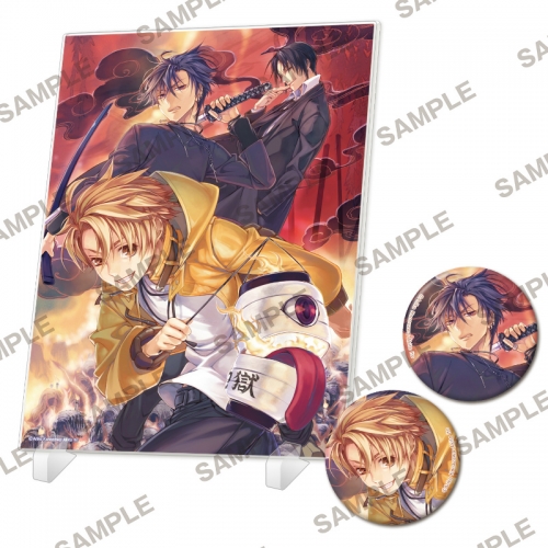 グッズ セットもの 闇の皇太子 アクリルパネル 缶バッジセット A アニメイト