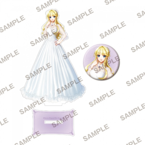 グッズ セットもの 角川ビーンズ文庫創刊周年記念 悪役令嬢なのでラスボスを飼ってみました 描き下ろしイラストアクリルフィギュア 缶バッジセット アイリーン アニメイト