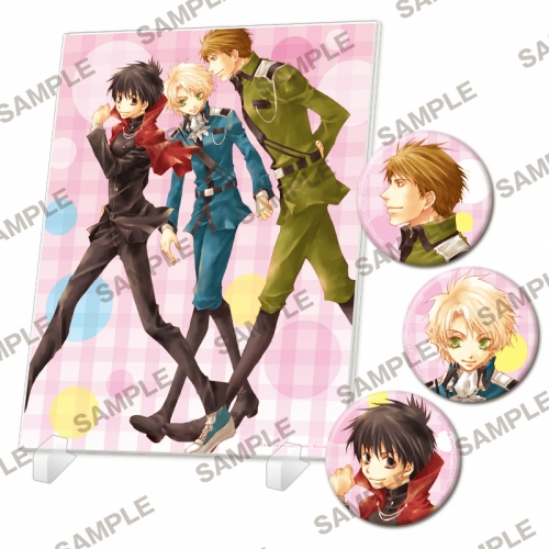 グッズ セットもの 今日からマ王 シリーズ アクリルパネル 缶バッジセット ユーリ コンラッド ヴォルフラムa アニメイト グッズ セットもの 今日からマ王 シリーズ アクリルパネル 缶バッジセット ユーリ コンラッド ヴォルフラムa アニメイト