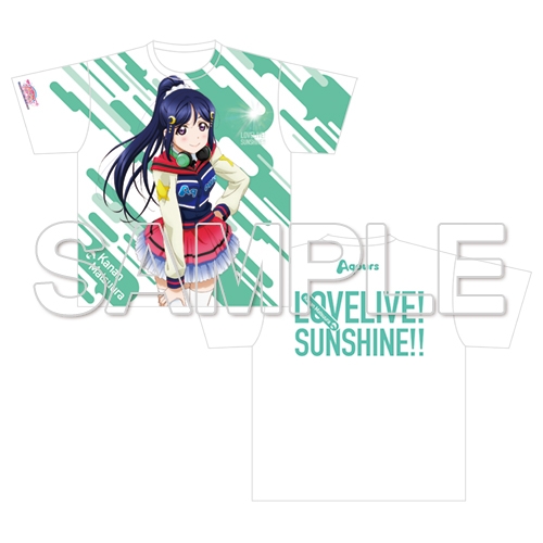 グッズ ｔシャツ ラブライブ サンシャイン The School Idol Movie Over The Rainbow フルグラフィックtシャツ 松浦果南 僕らの走ってきた道は アニメイト