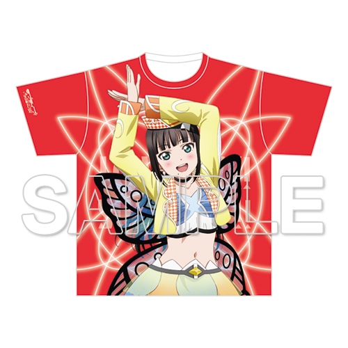 グッズ ｔシャツ ラブライブ サンシャイン フルグラフィックtシャツ 黒澤ダイヤ 未体験horizon アニメイト