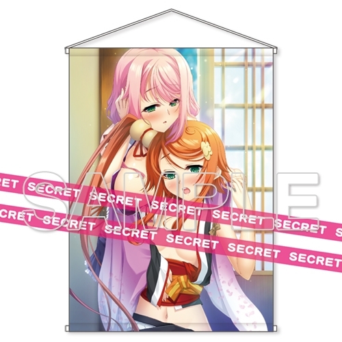 グッズ タペストリー 八葉香南描き下ろし 尊い絆 戦国 恋姫 ひよ子 ちい子姉妹愛 X Ratredタペストリー B2 アニメイト