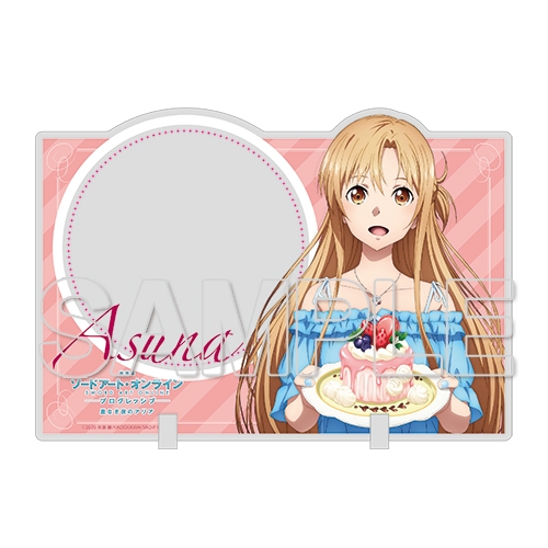 お買い得4個パック グッズ メモスタンド ソードアート オンライン アスナ アクリルメモスタンド Ver ケーキ メーカー正規品 グッズ 文具 デスク用品 Ozvs Me