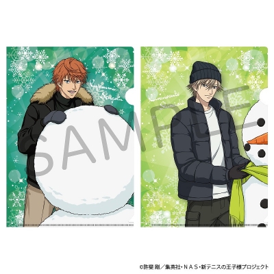 【グッズ-クリアファイル】新テニスの王子様 A4クリアファイル2枚セット 雪遊びVer. 千石清純&白石蔵ノ介