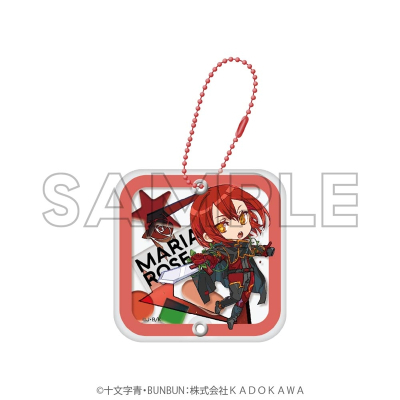【グッズ-キーホルダー】abec/BUNBUN 20th Exhibition CHARACTERS シャカシャカアクリルキーホルダー 『薔薇のマリア』マリアローズ