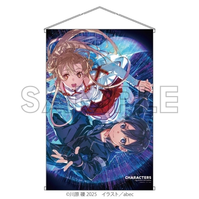 【グッズ-タペストリー】abec/BUNBUN 20th Exhibition CHARACTERS B2タペストリー 『ソードアート・オンライン』
