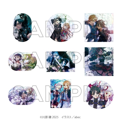 【グッズ-ステッカー】abec/BUNBUN 20th Exhibition CHARACTERS トレーディングキラキラステッカー 『ソードアート・オンライン』