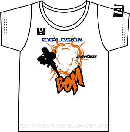 グッズ Tシャツ 僕のヒーローアカデミア スポt 爆豪勝己 ホワイトs アニメイト
