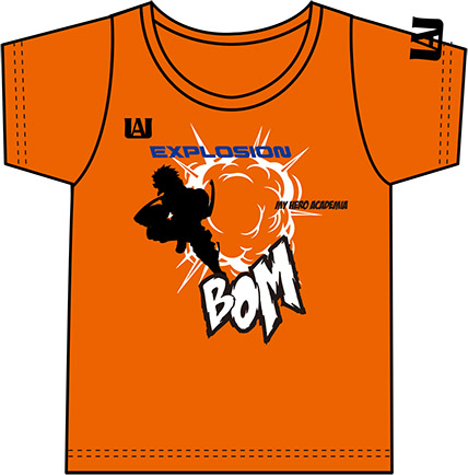グッズ Tシャツ 僕のヒーローアカデミア スポt 爆豪勝己 オレンジm アニメイト