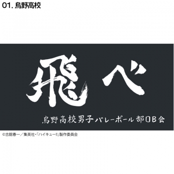 グッズ-タオル】ハイキュー!! 横断幕バスタオル 烏野【再販】 | アニメイト