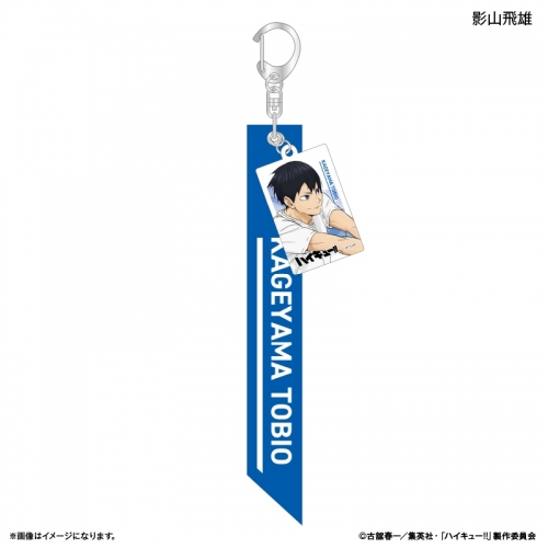 グッズ-キーホルダー】ハイキュー!! チャーム付きキーホルダー 影山飛 