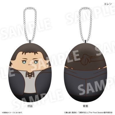 【グッズ-キーホルダー】進撃の巨人 にぎにぎの楽園 エレン