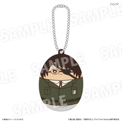 【グッズ-キーホルダー】進撃の巨人 アクリルキーホルダー にぎにぎの楽園ver. ハンジ