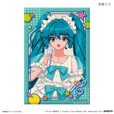 【グッズ-マグネット】ピアプロキャラクターズ 昭和アイドル 缶マグネット 初音ミク