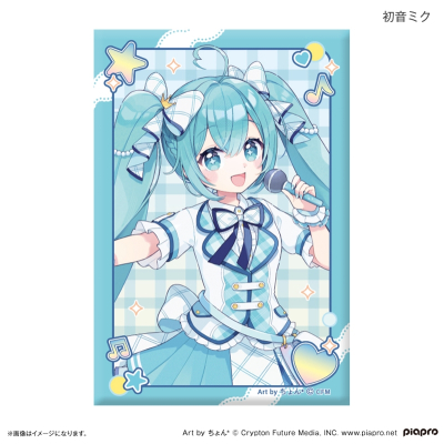 【グッズ-マグネット】ピアプロキャラクターズ 平成アイドル 缶マグネット 初音ミク