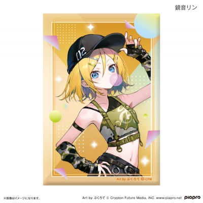 【グッズ-マグネット】ピアプロキャラクターズ 令和アイドル 缶マグネット 鏡音リン