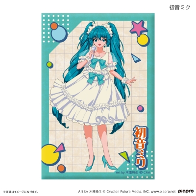 【グッズ-スタンドポップ】ピアプロキャラクターズ 昭和アイドル ミニアートスタンド 初音ミク