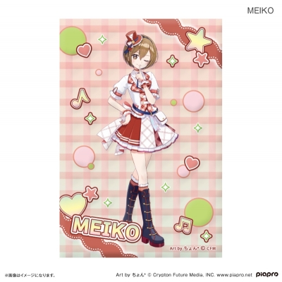【グッズ-スタンドポップ】ピアプロキャラクターズ 平成アイドル ミニアートスタンド MEIKO