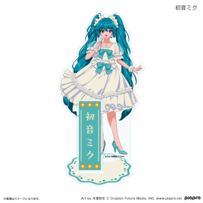 【グッズ-スタンドポップ】ピアプロキャラクターズ 昭和アイドル アクリルスタンド 初音ミク