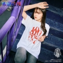 【グッズ-Tシャツ】TVアニメ『東京喰種トーキョーグール』 EpicAniWear 金木 研モチーフデザインTEE Lの画像