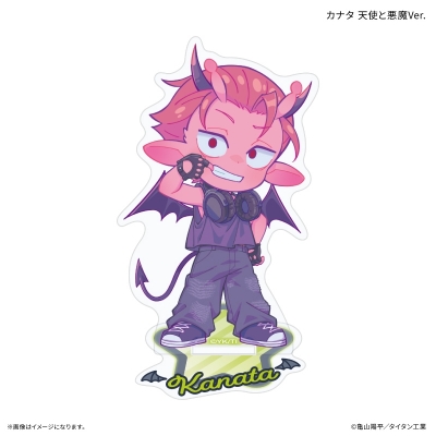 【グッズ-スタンドポップ】銀河特急 ミルキー☆サブウェイ ミニアクリルスタンド カナタ 天使と悪魔Ver.【アニメイト先行販売】