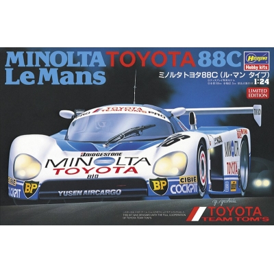 【プラモデル】ミノルタ トヨタ 88C (ル・マン タイプ) 1/24【再販】