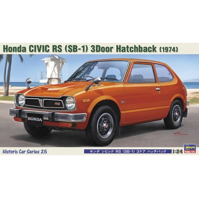 【プラモデル】ホンダ シビック RS (SB-1) 3ドア ハッチバック 1/24【再販】