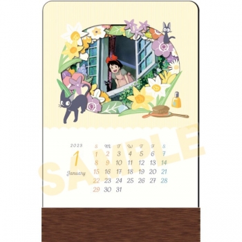カレンダー】スタジオジブリ作品 2023kasanaruカレンダー 魔女の宅急便 