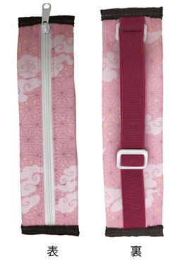 【グッズ-ポーチ】鬼滅の刃 バンド付きペンポーチ 竈門禰豆子