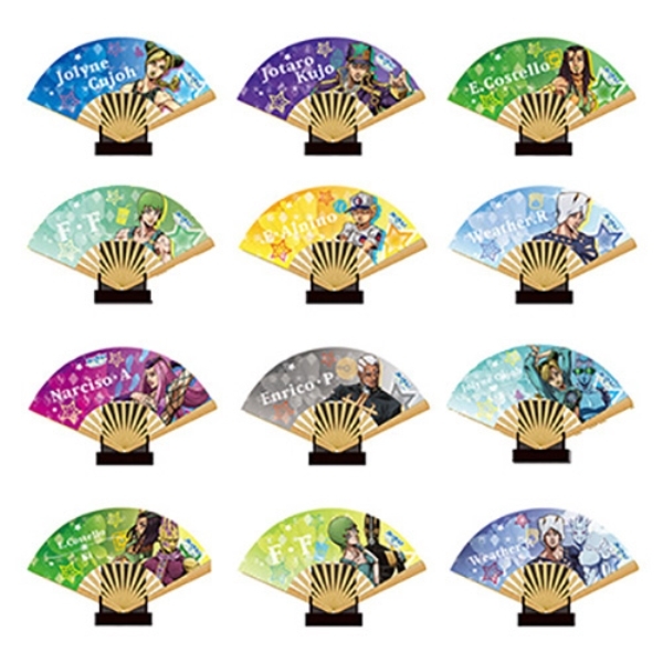 グッズ アパレル キャラクターアイテム グッズ 扇子 アニメ ジョジョの奇妙な冒険 ストーンオーシャン ミニ扇子コレクション アニメイト
