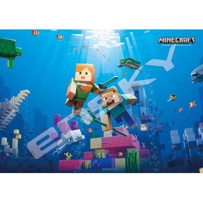 【グッズ-ジグソーパズル】MINECRAFT 208-ML10 Aquatic