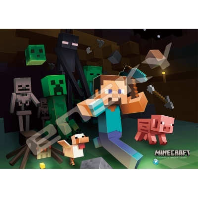 【グッズ-ジグソーパズル】MINECRAFT 208-ML11 Hostile Mobs