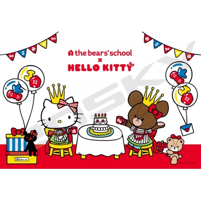 【グッズ-ジグソーパズル】くまのがっこう×HELLO KITTY 300-3324 くまのがっこう×HELLO KITTY