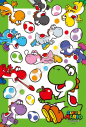 【グッズ-ジグソーパズル】スーパーマリオ 300-3333 カラフルヨッシーの画像