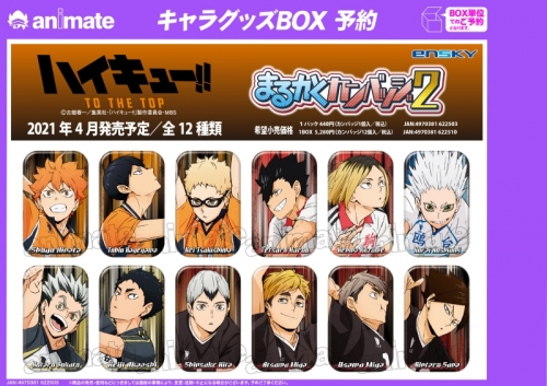 グッズ バッチ ハイキュー まるかくカンバッジ2 アニメイト グッズ バッチ ハイキュー まるかくカンバッジ2 アニメイト