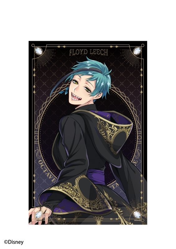 【グッズ-タペストリー】ディズニー ツイステッドワンダーランド A2変形タペストリー2 (11)フロイド・リーチ