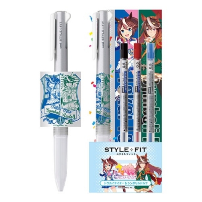 【グッズ-ボールペン】ウマ娘 プリティーダービー スタイルフィット 3色ホルダー 1.トウカイテイオー&シンボリルドルフ