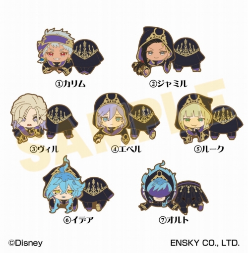 グッズ クリップ ディズニー ツイステッドワンダーランド のっかりラバークリップ2 ox アニメイト