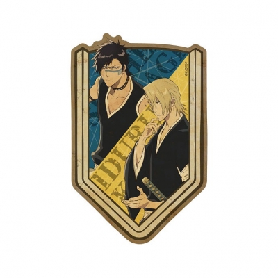 【グッズ-ステッカー】BLEACH 千年血戦編 トラベルステッカー 5.檜佐木修兵&吉良イヅル