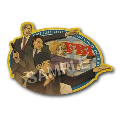 【グッズ-ステッカー】名探偵コナン トラベルステッカー 8.FBI